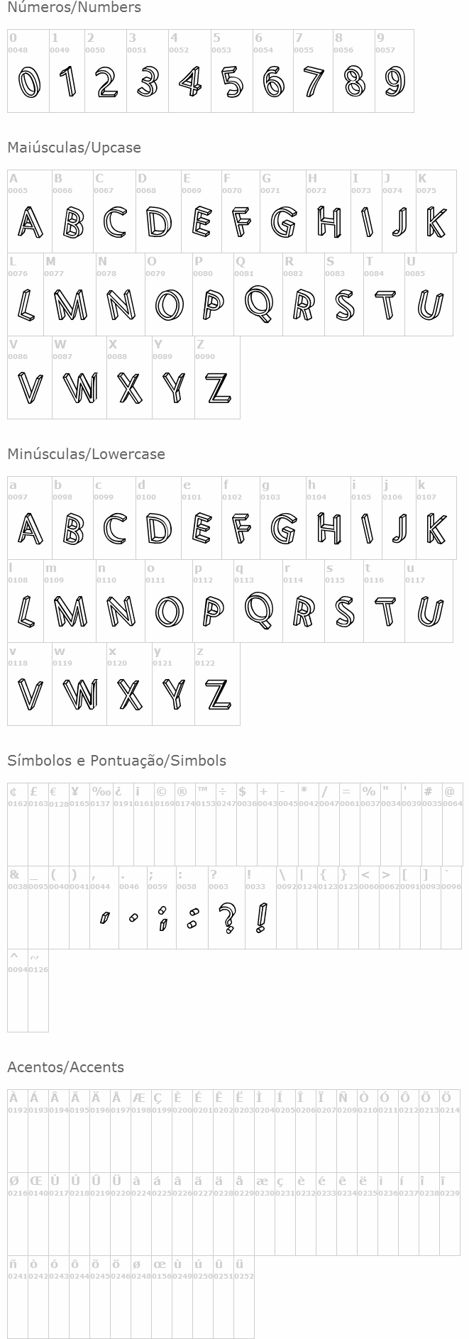 3D Letters