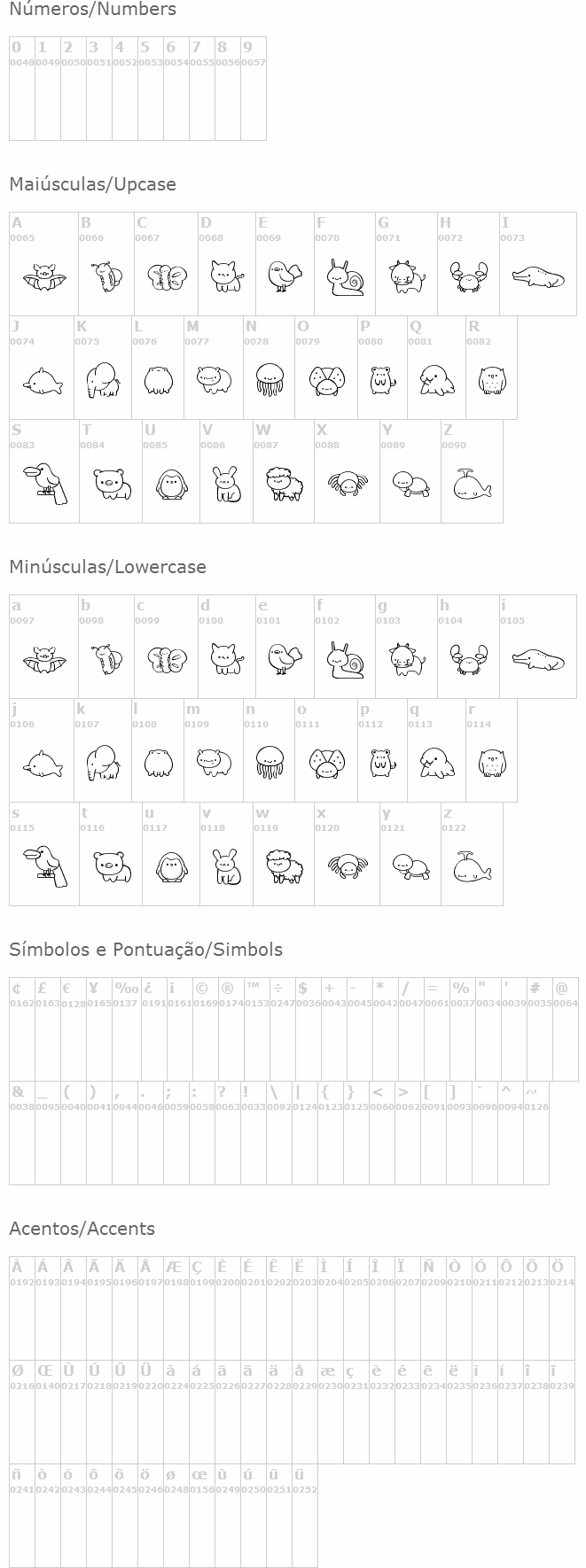 Cute Animals Dingbat