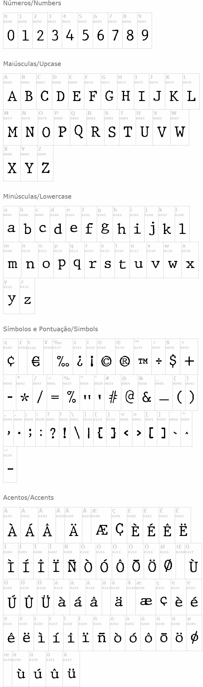 JMH Typewriter Mono JMH Typewriter Mono
