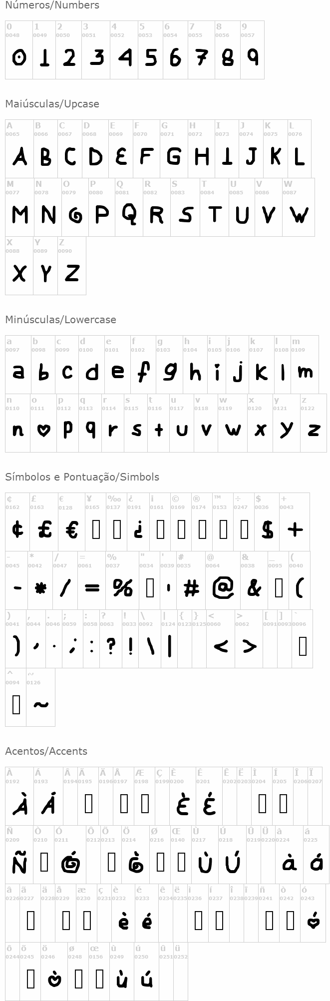 My Childish Font
