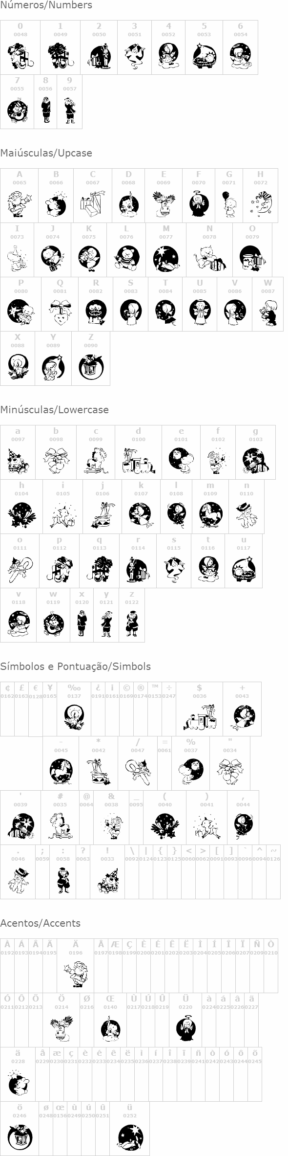 Xmas Promotions Symbols